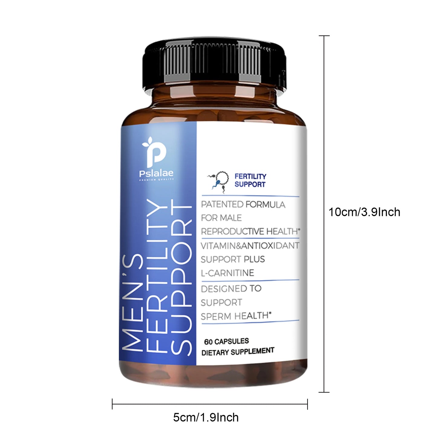 Male Fertility - Maintains Condition, Boosts Strength, Energy & Endurance - 60 Capsules