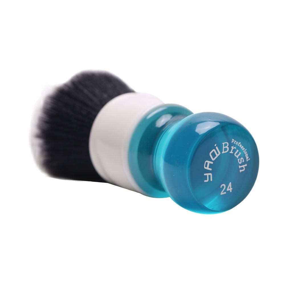 Yaqi 24mm Aqua Tuxedo Synthetic Hair Shaving Brush