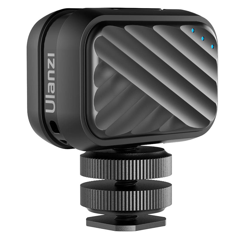 Ulanzi VL28 5500K Mini LED Video Light Rechargable GoPro Light Mod On Camera Light for Gopro 10 9 8 iPhone 13 12 Pro Max 11 X Xs