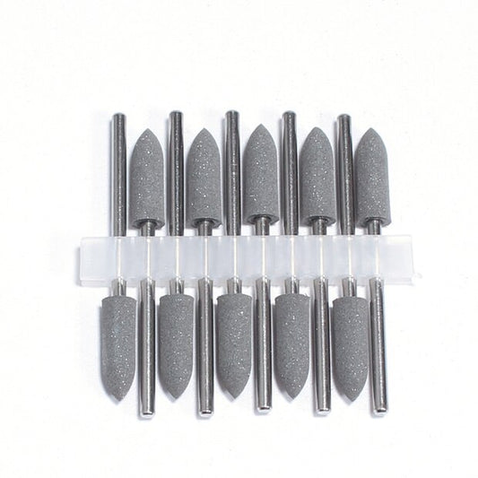 10pcs Silicone Nail Drill Bit Rubber Manicure Drills Electric Rotary Mills Cutter Cuticle Polishing Tools Nail Salon Accessories