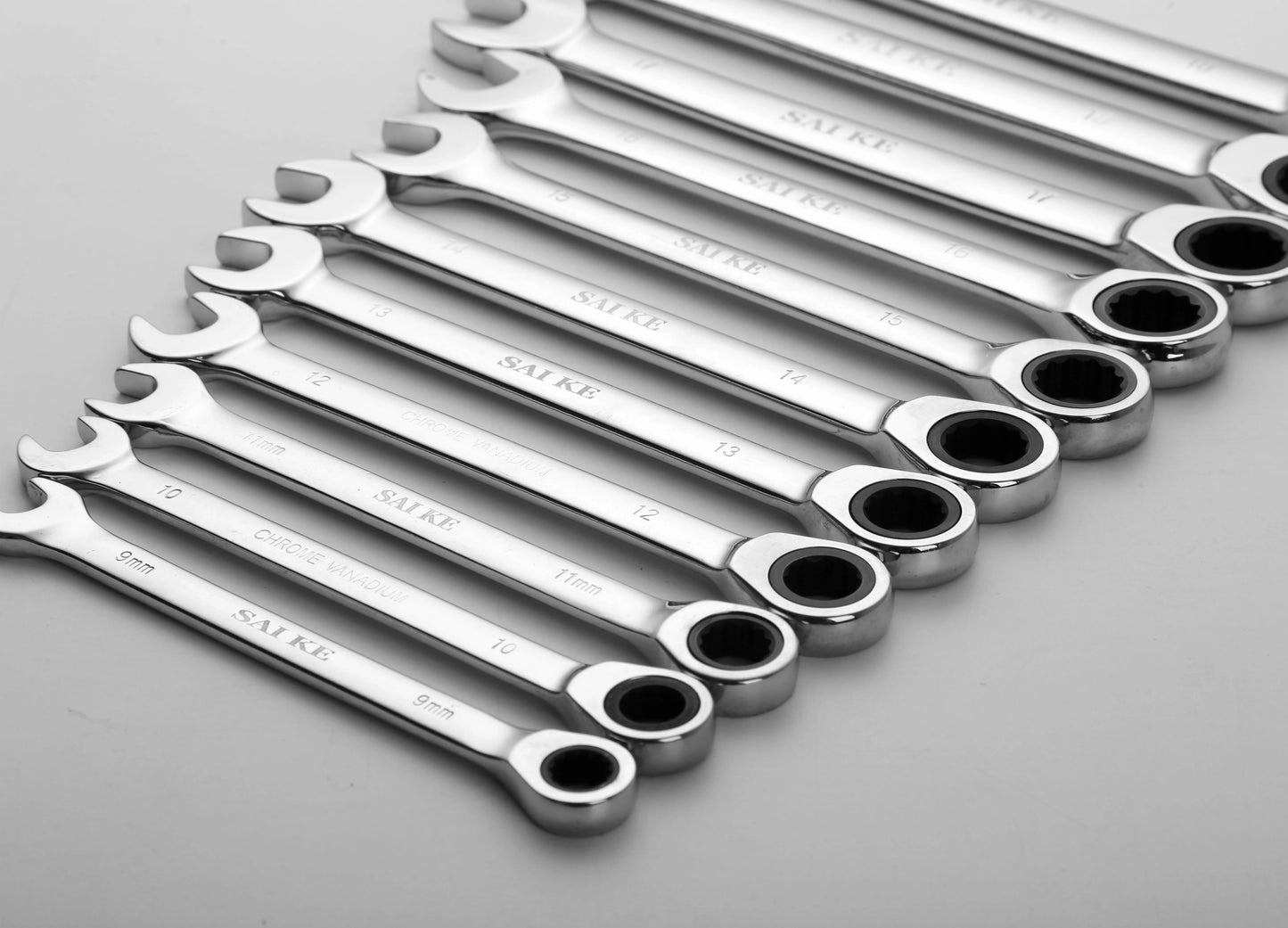 1 Piece Ratchet Combination Wrench Spanner and Ring Gear Hand Tools Socket Torque Knife Nut Tools A Set of Key