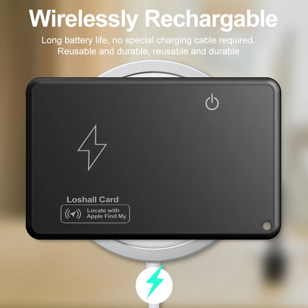 1-10pcs Wallet Tracker Card Wireless Charging Tracking Location Gps Locator Smart Tag for Iphone Apple Device Find My Airtag