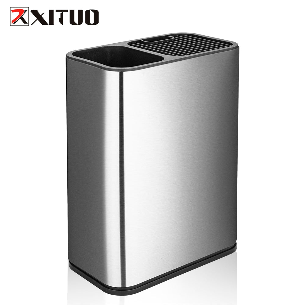 XITUO Stainless Steel Knife Holder Kitchen Stand Holder Multi-tool High Quality Storage Tool For Damascus Chef Knife Meat Knife