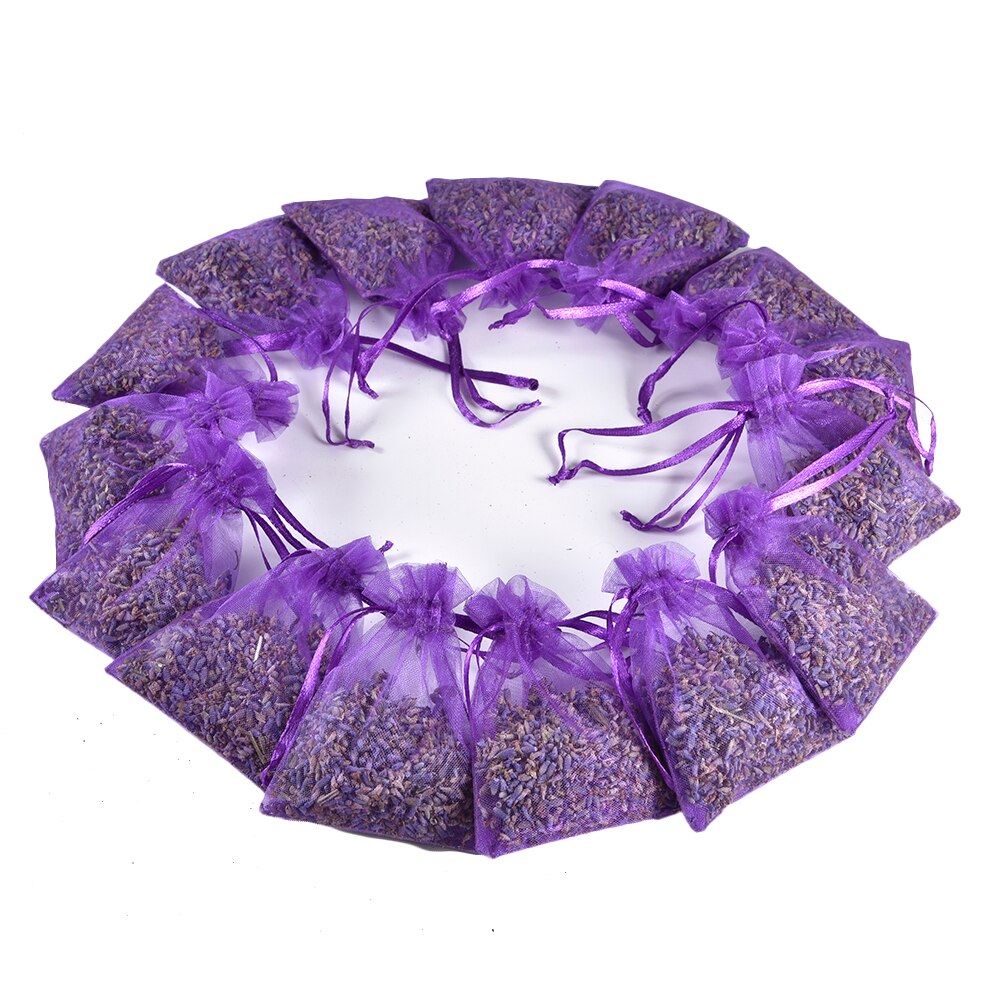 10/15Pcs Lavender Scented Sachets Bag For Closets Drawers Filled With Naturally Dried Lavender Flower Buds Air Refreshing Sachet