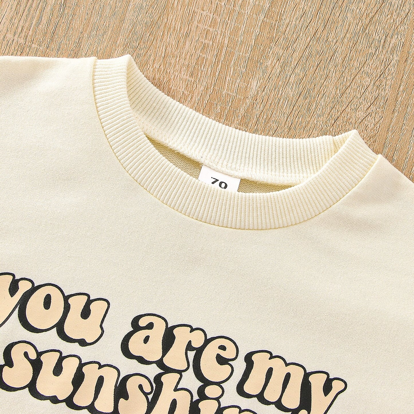 2022-08-08 Lioraitiin 0-24M Newborn Infant Baby Boy Girl 2Pcs Autumn Bodysuit Long Sleeve Sunshine Letter Printed Jumpsuit