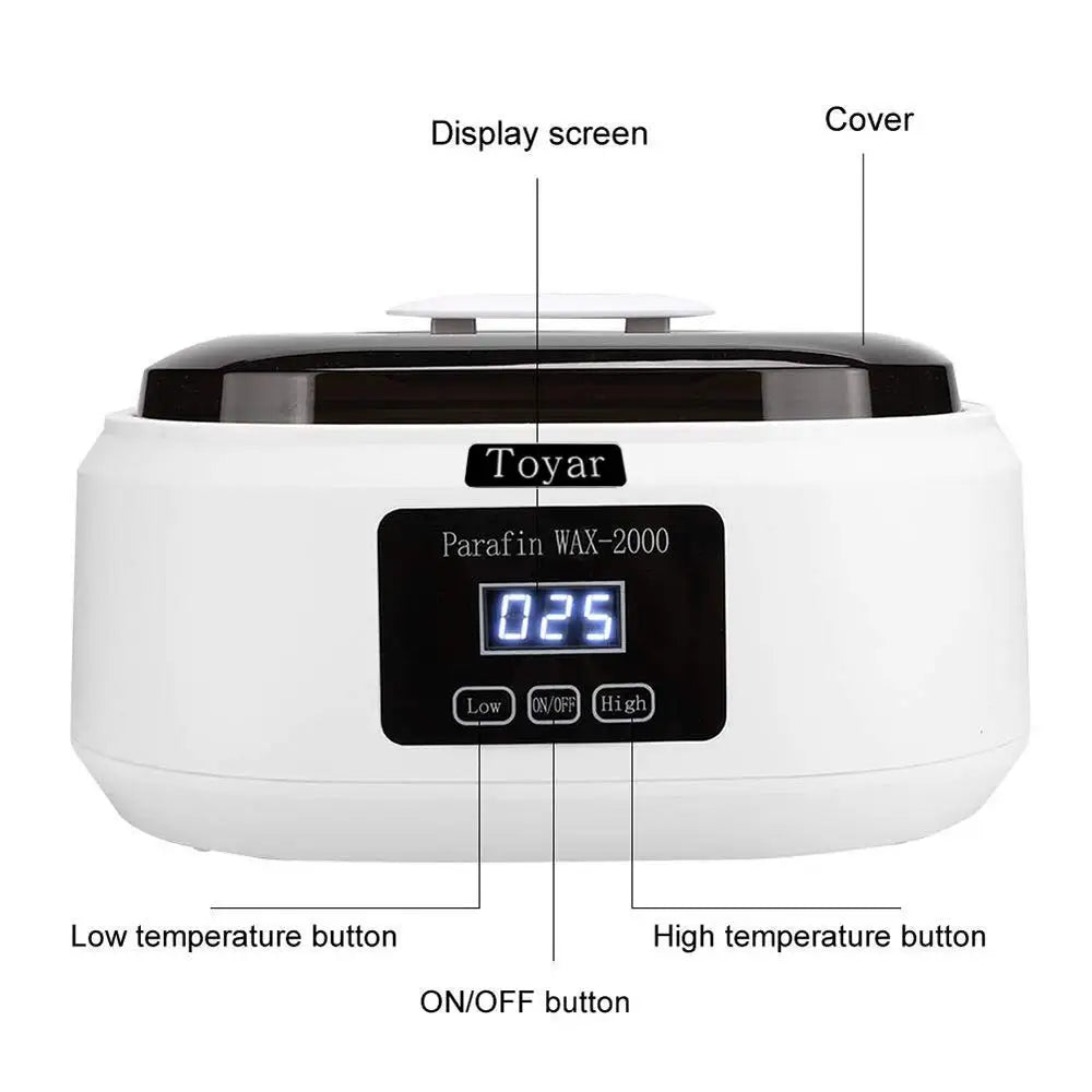 Paraffin Wax Machine for Hand and Feet, Touchscreen Paraffin Wax Warmer with 1.98lb Wax Moisturizing Paraffin Spa Wax Bath Kit