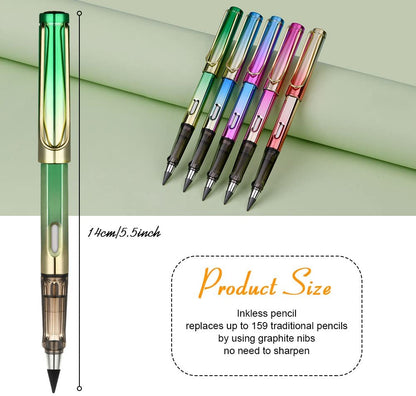 10Pcs/Set Infinity Pencil No Ink Unlimited Writing Art Eternal Pencils Sketch School Items Kawaii Pens Back To School Supplies