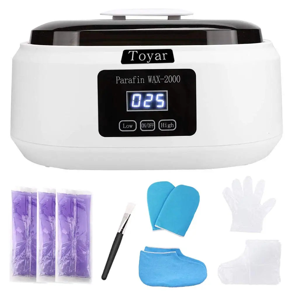 Paraffin Wax Machine for Hand and Feet, Touchscreen Paraffin Wax Warmer with 1.98lb Wax Moisturizing Paraffin Spa Wax Bath Kit