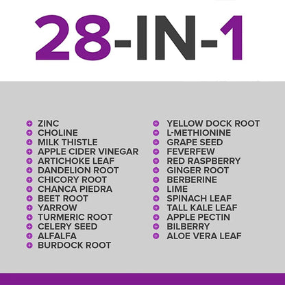 Liver Detox & Cleanse - with Milk Thistle,Dandelion - Improves Liver Function Supports Fat Metabolism Antioxidant - 120 Capsules
