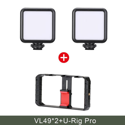 Ulanzi U-Rig Pro Smartphone Video Rig w 3 Shoe Mounts Filmmaking Case Handheld Phone Video Stabilizer Grip Tripod Mount Stand