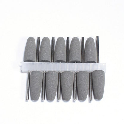 10pcs Silicone Nail Drill Bit Rubber Manicure Drills Electric Rotary Mills Cutter Cuticle Polishing Tools Nail Salon Accessories
