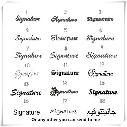 Crown Necklace Customized Cursive Arabic Crown Heart Nameplate Necklace For Women Stainless Steel Jewelry Couple gift Collier bf