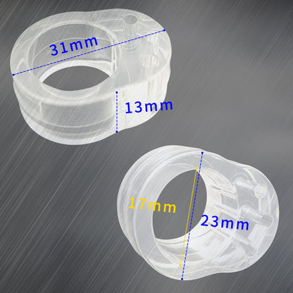 8pcs Door Stopper Transparent Silica Gel Door Handle Buffer Wall Protection Doorknob Bumper Walls Furniture Protective