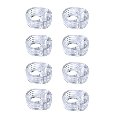 8pcs Door Stopper Transparent Silica Gel Door Handle Buffer Wall Protection Doorknob Bumper Walls Furniture Protective