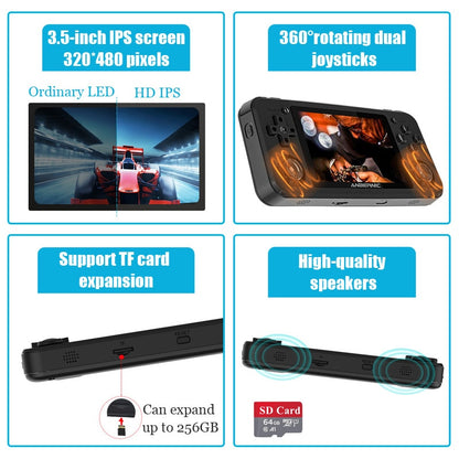 ANBERNIC RG503 RG351P Retro Video Game Console RK3326 Linux System PC Shell PS1 Game Player Portable Pocket HandheldGame Console