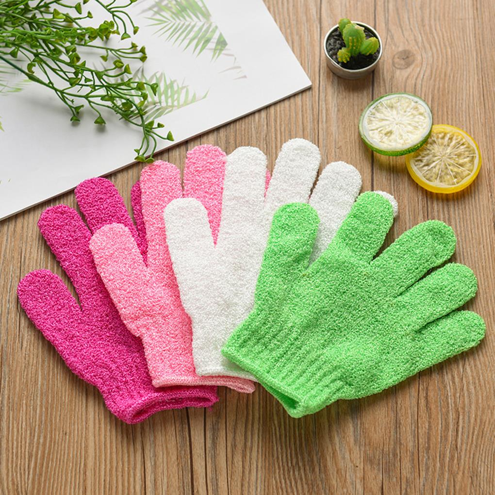Peeling Exfoliating Mitt Glove For Shower Scrub Gloves Resistance Body Massage Sponge Wash Skin Moisturizing SPA Bath Glove