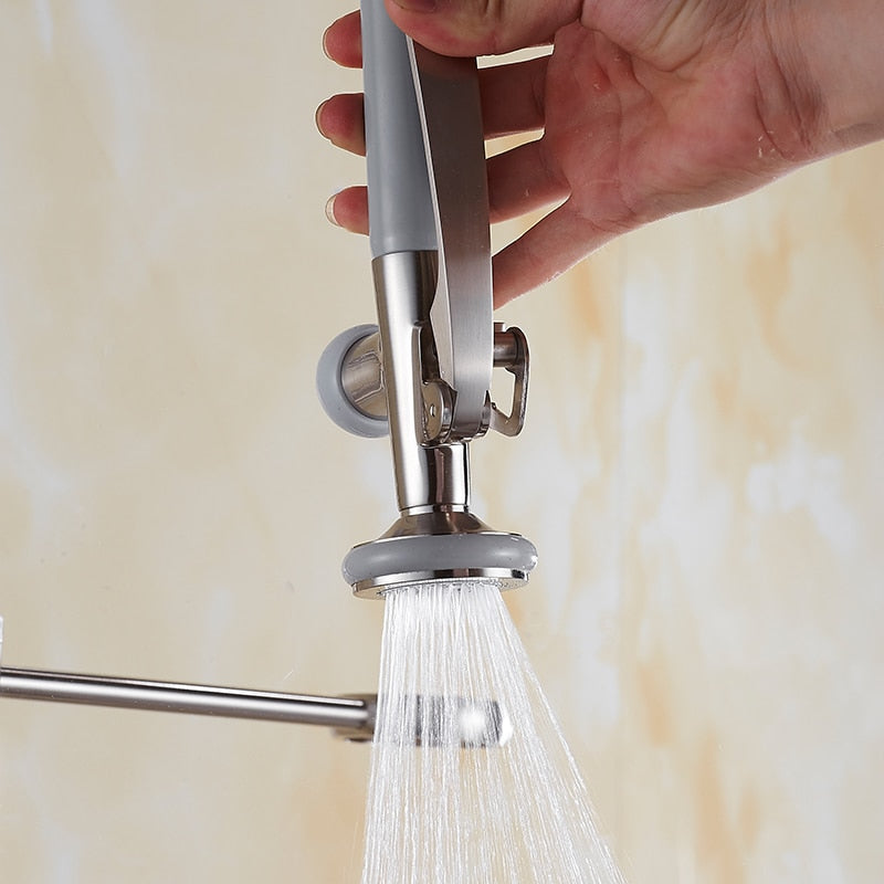 Black Kitchen Faucet Chrome Brass Tall kitchen faucet mixer Sink Faucet Pull Down Spray Single Handle Swivel Spout Mixer Taps