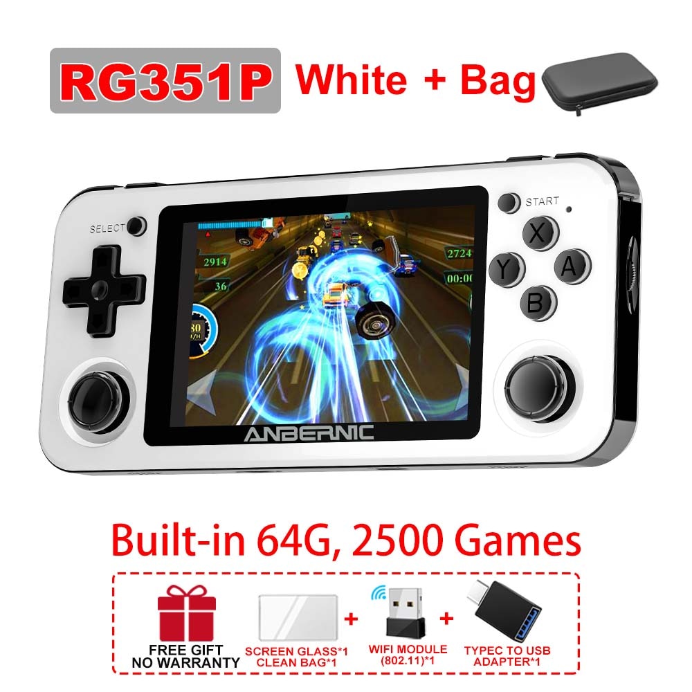 ANBERNIC RG503 RG351P Retro Video Game Console RK3326 Linux System PC Shell PS1 Game Player Portable Pocket HandheldGame Console
