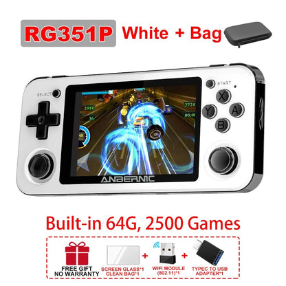 ANBERNIC RG503 RG351P Retro Video Game Console RK3326 Linux System PC Shell PS1 Game Player Portable Pocket HandheldGame Console