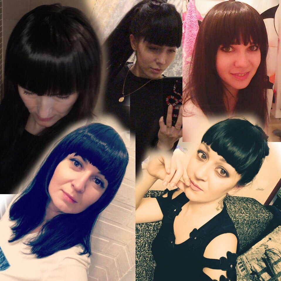 S-noilite Synthetic 15Colors Real Thick 35g Natural Bang False Hair Black Brown Auburn Red Clip In On Bangs Hair