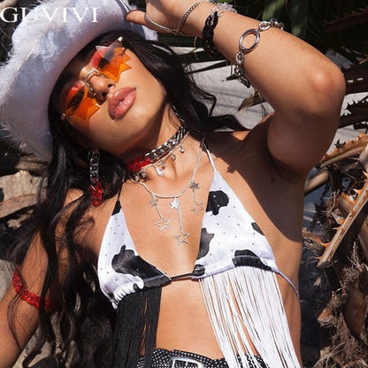 Steampunk Vintage Sunglasses Women Star Mirror Rimless Sunglasses Men Frameless Trend Fashion Retro Small Sunglasses Eyewear