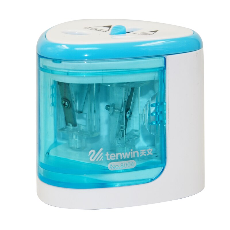 2023 New Two-hole Electric Automatic Pencil Sharpener Switch Pencil Sharpener Home Office School Supplies Stationery Art
