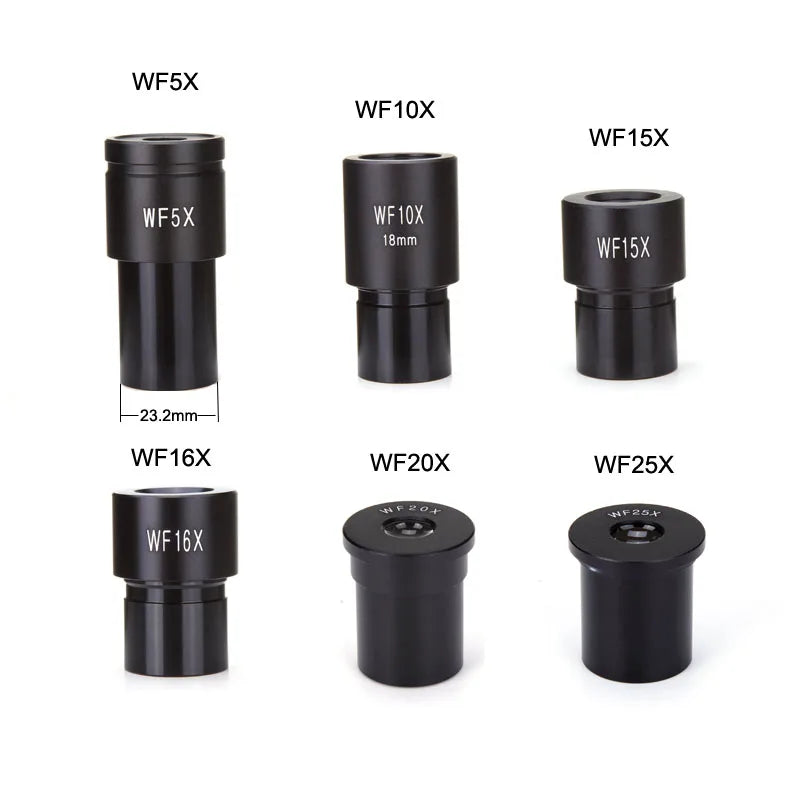 Biological Microscope Eyepiece WF5X WF10X WF15X WF16X WF20X WF25X Microscope Lens  Accessories Wide Angle Lens Monocular Ocular