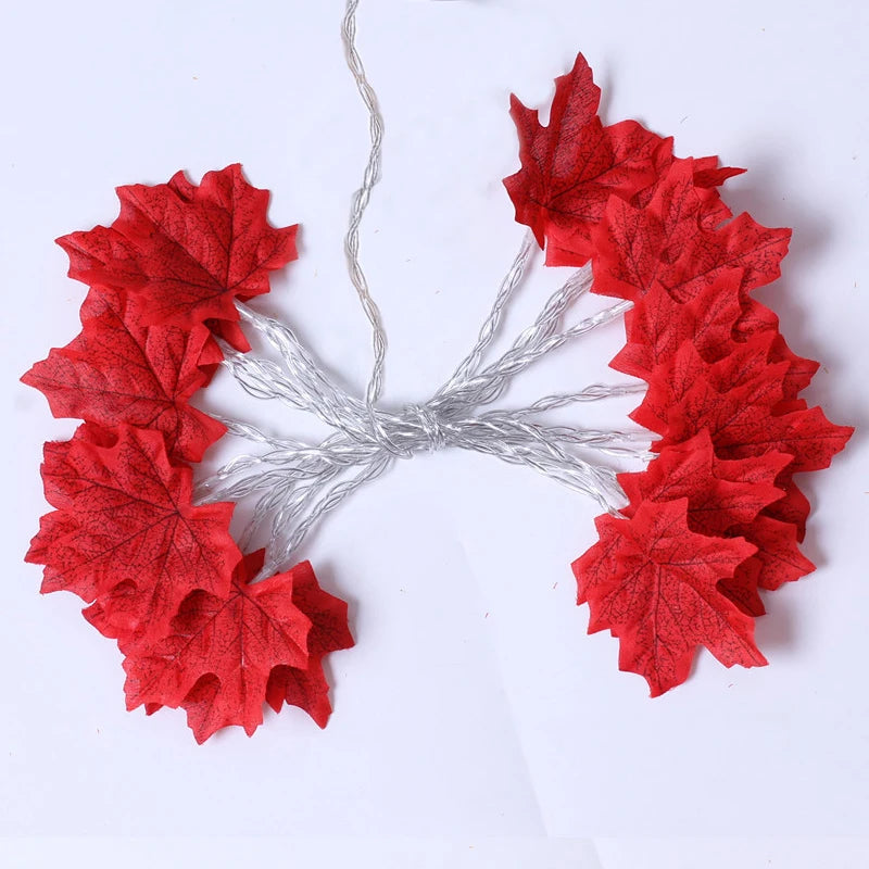 Maple Leaf LED Garland