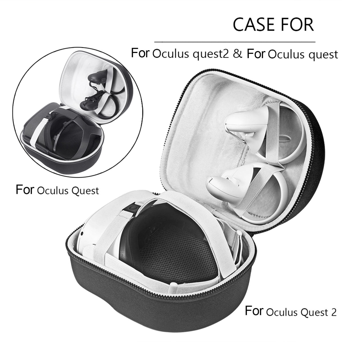 Travel Storage Case For Oculus Quest 2 VR Glasses Portable Carrying Bag VR Headset Controllers Accessories For Oculus Quest 2