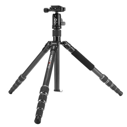KINGJOY G22C Professional Carbon Fiber Tripod For Digital Camera Tripode Suitable For Travel Top Quality Camera Stand 143cm Max