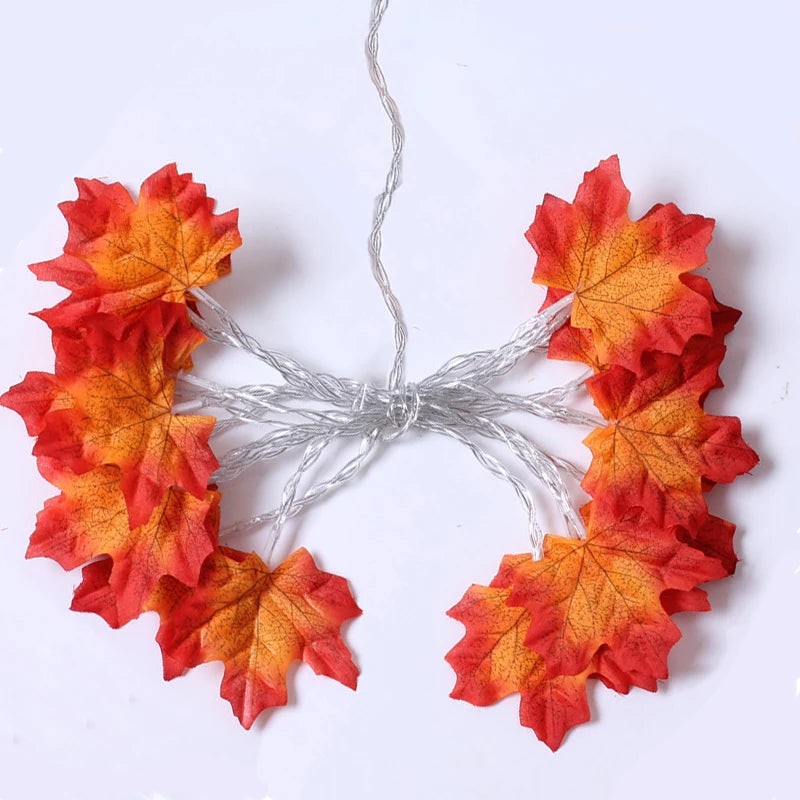 Maple Leaf LED Garland