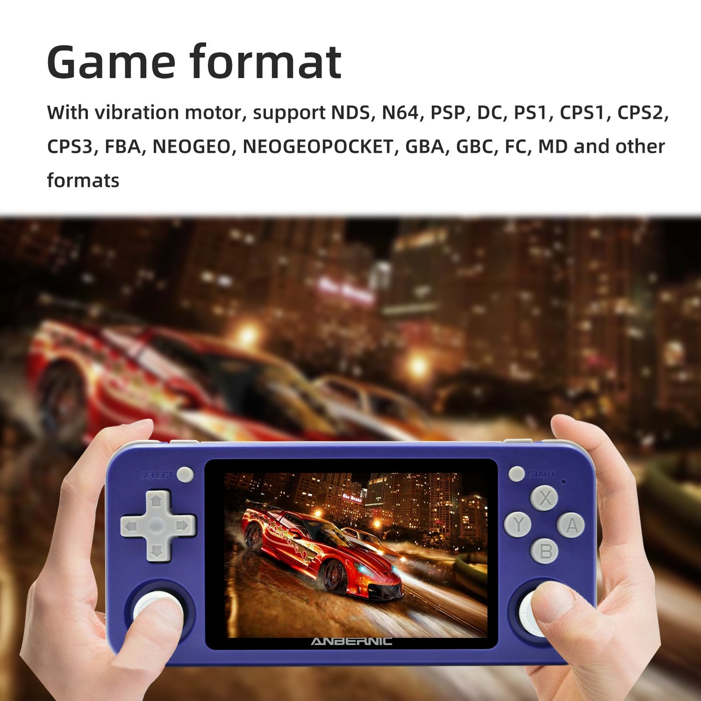 ANBERNIC RG503 RG351P Retro Video Game Console RK3326 Linux System PC Shell PS1 Game Player Portable Pocket HandheldGame Console