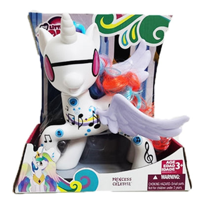 22cm My Little Pony Toys Rarity Apple Jack Rainbow Dash Princess Celestia Action Figure Collection Model Doll For Kids Gifts