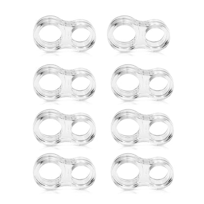 8pcs Door Stopper Transparent Silica Gel Door Handle Buffer Wall Protection Doorknob Bumper Walls Furniture Protective