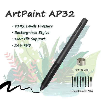GAOMON M10K PRO 10 * 6.25'' Graphic Drawing Pen Tablet with 8192 Pressure Battery-Free Stylus Support OTG Function