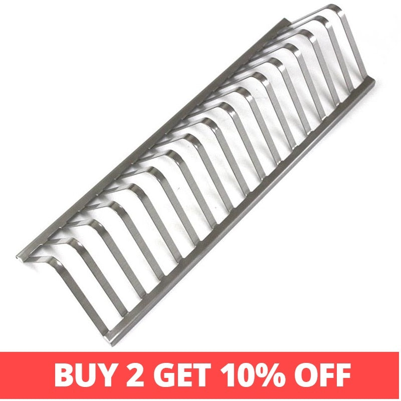 Stainless Steel Barbecue Grill Holder Smoking Rib Racks Grilling BBQ Accessories Outdoor Roasting Stand Picnic Utensil 12inch