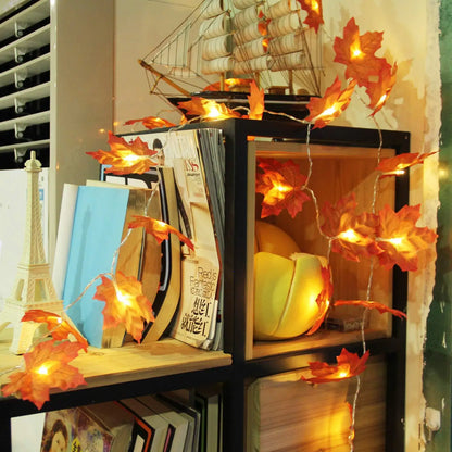 Maple Leaf LED Garland