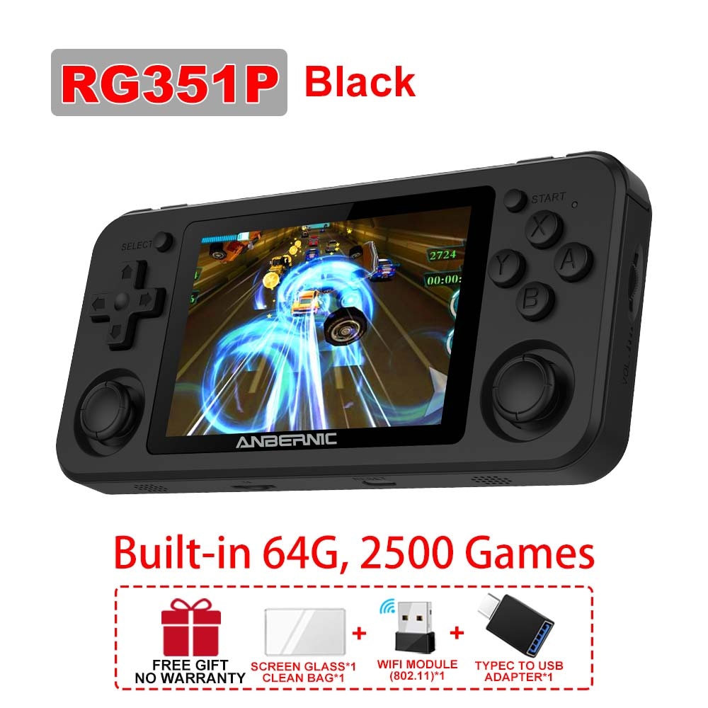 ANBERNIC RG503 RG351P Retro Video Game Console RK3326 Linux System PC Shell PS1 Game Player Portable Pocket HandheldGame Console