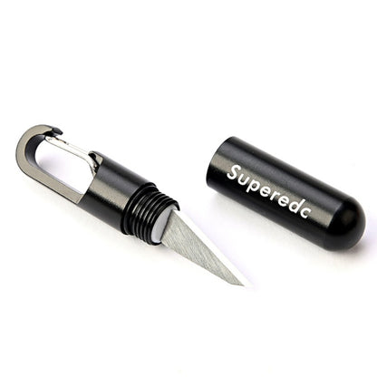 Portable Cutting Tool Brass Outdoor Multi-function EDC Mini Tool Key Ring Pendant Tool Capsule Knife Tiny Cutting Tool