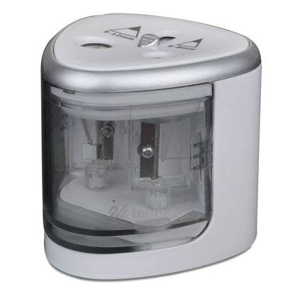 2023 New Two-hole Electric Automatic Pencil Sharpener Switch Pencil Sharpener Home Office School Supplies Stationery Art