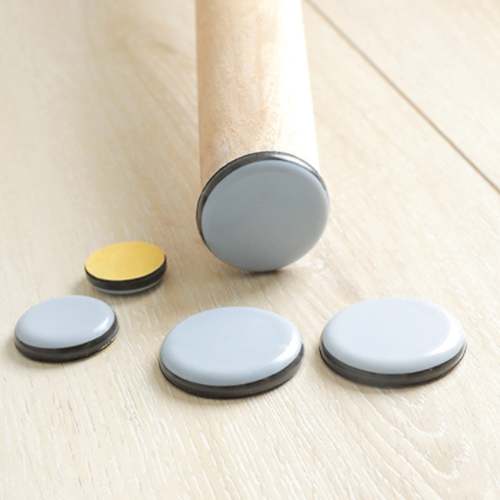 16Pcs Furniture Legs Pads Sliders Self-Adhesive Moving Glides Mover Pads For Home and Garden Or Square  Rubber Feet