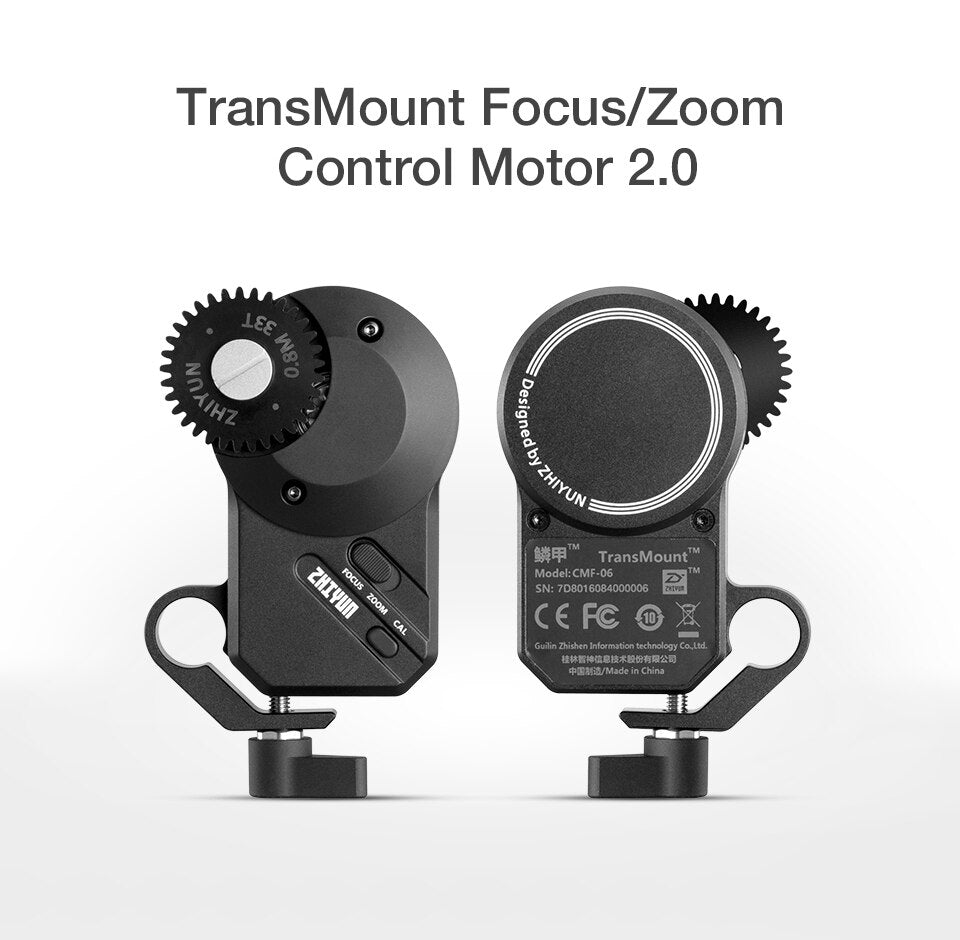 Zhiyun TransMount CMF-06 Focus/Zoom Control Motor 2.0 for Crane 2S Weebill S Crane 3S Crane 3 Lab 3-Axis Handheld Gimbal