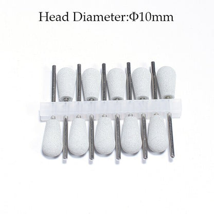 10pcs Silicone Nail Drill Bit Rubber Manicure Drills Electric Rotary Mills Cutter Cuticle Polishing Tools Nail Salon Accessories