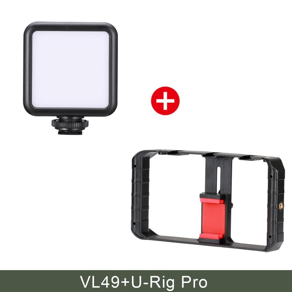 Ulanzi U-Rig Pro Smartphone Video Rig w 3 Shoe Mounts Filmmaking Case Handheld Phone Video Stabilizer Grip Tripod Mount Stand