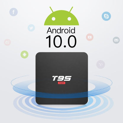 BYINTEK TV Box Android 10.0 OS,2G+16G 2.4G WIFI Chipset3229,Media Player Netflix Hulu,Media player 4K  Youtube for projector