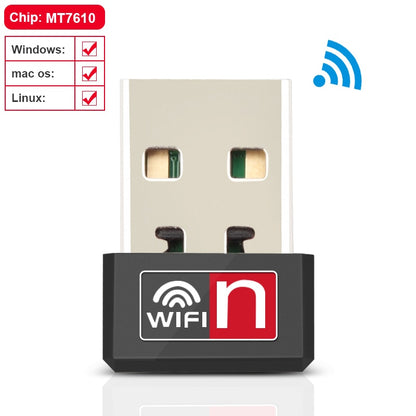 Mini USB WiFi Adapter 150Mbps Wi-Fi Adapter For PC USB Ethernet WiFi Dongle 2.4G Network Card Antena Wi Fi Receiver