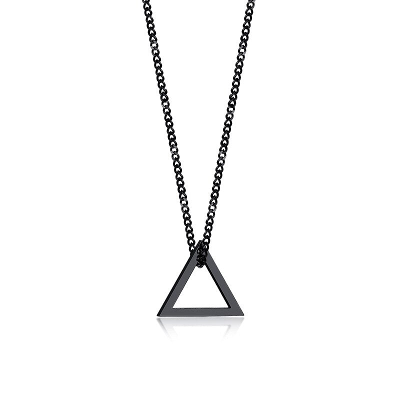 Vnox Retro Hollow Cube Pendant for Men Stainless Steel Square Vintage Necklace Punk Geometric Collier 24" Chain