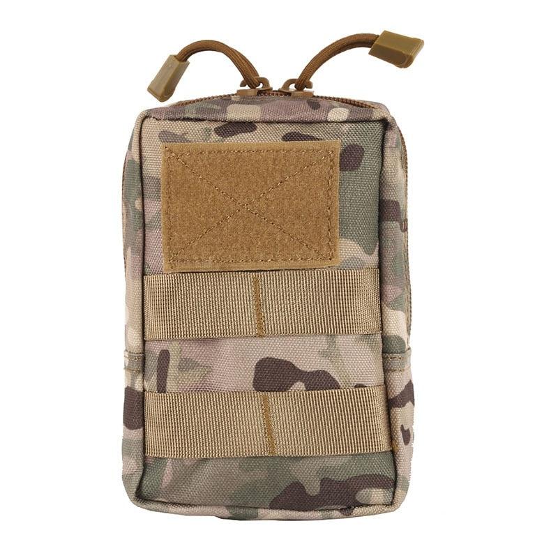 Tactical Molle System Medical Pouch 1000D Utility EDC Tool Accessory Waist Pack Phone Case Airsoft Hunting Pouch