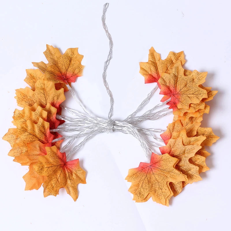 Maple Leaf LED Garland