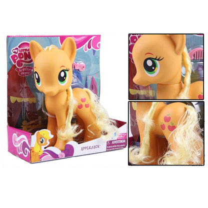 22cm My Little Pony Toys Rarity Apple Jack Rainbow Dash Princess Celestia Action Figure Collection Model Doll For Kids Gifts
